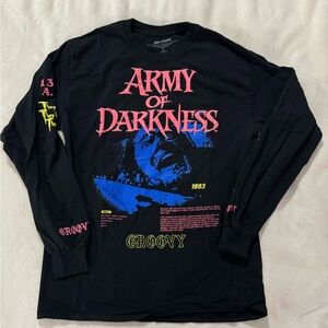 Army of Darkness Evil Dead Ash Williams Long Sleeve M